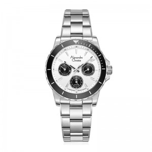 Alexandre Christie AC 6141 Silver White Lady Limited Edition 25th Anniversary XXVBTBSLBA